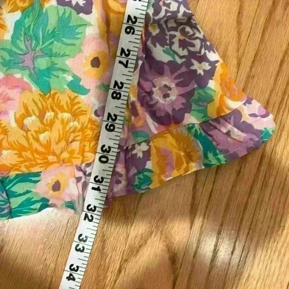 Faithfull The Brand Florence Mini Floral Dress Womens Size XS / 2 - Picture 9 of 9